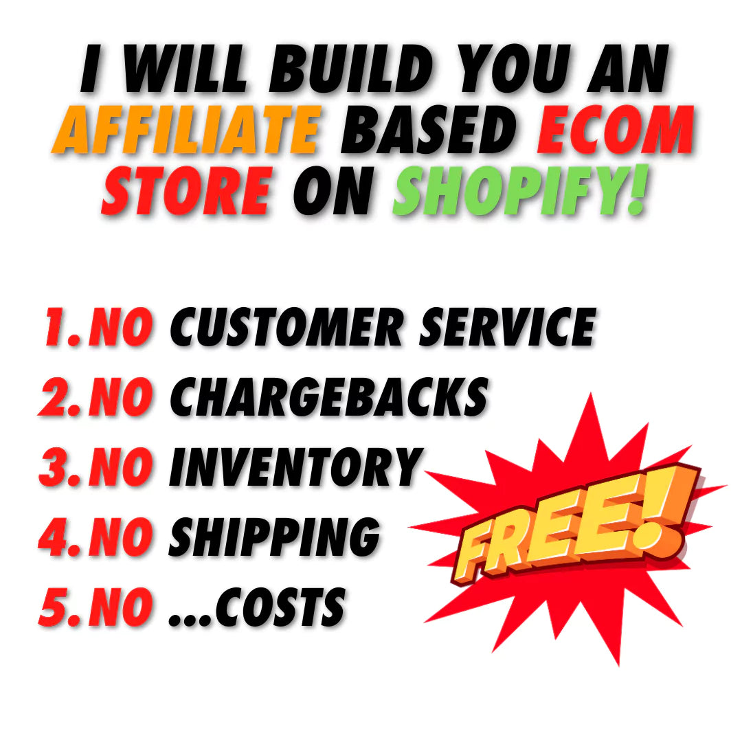 I will build you out a custom Shopify Storefront that earns money from Affiliate Marketing Programs via Clicks & Referrals to other Products such as on Amazon, Walmart, Ebay, Etsy, & More. Rather than earning money from physical Sales in your store, you just refer Customers to other stores. All while still looking and feeling like a normal eCom Store.