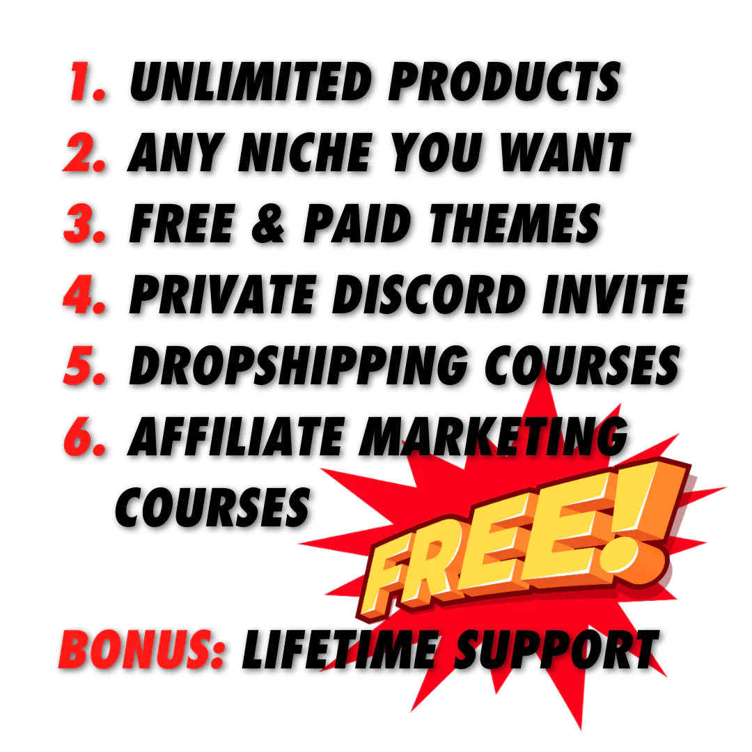 I will build you out an entire Shopify ecom Store with any niche you want, and as many products as you want for FREE!