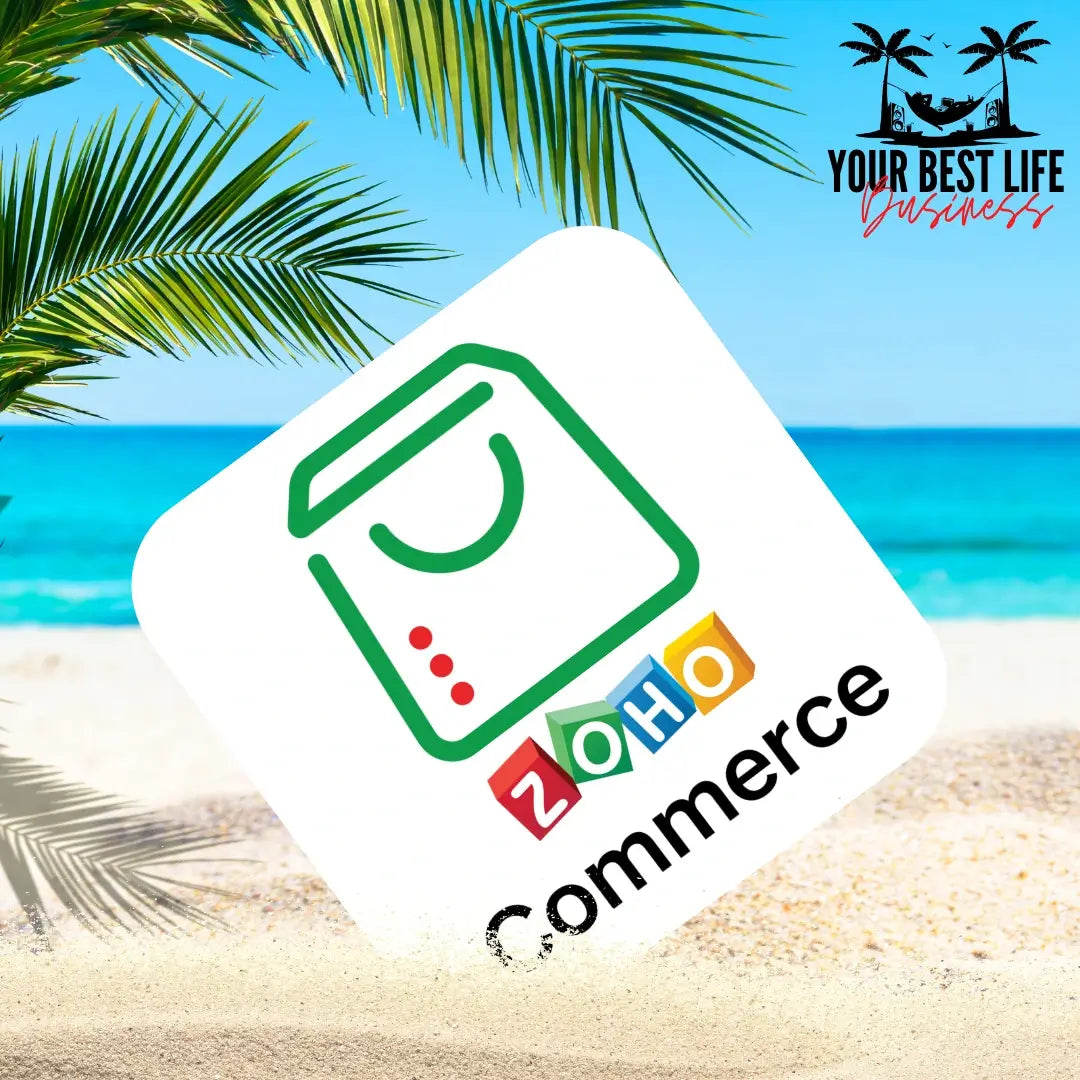  Zoho Commerce app has a comprehensive e-commerce platform with a dashboard for managing orders, products, and customers on the left and an overview of recent sales on the right. The app offers businesses everything they need to sell online and grow their business.