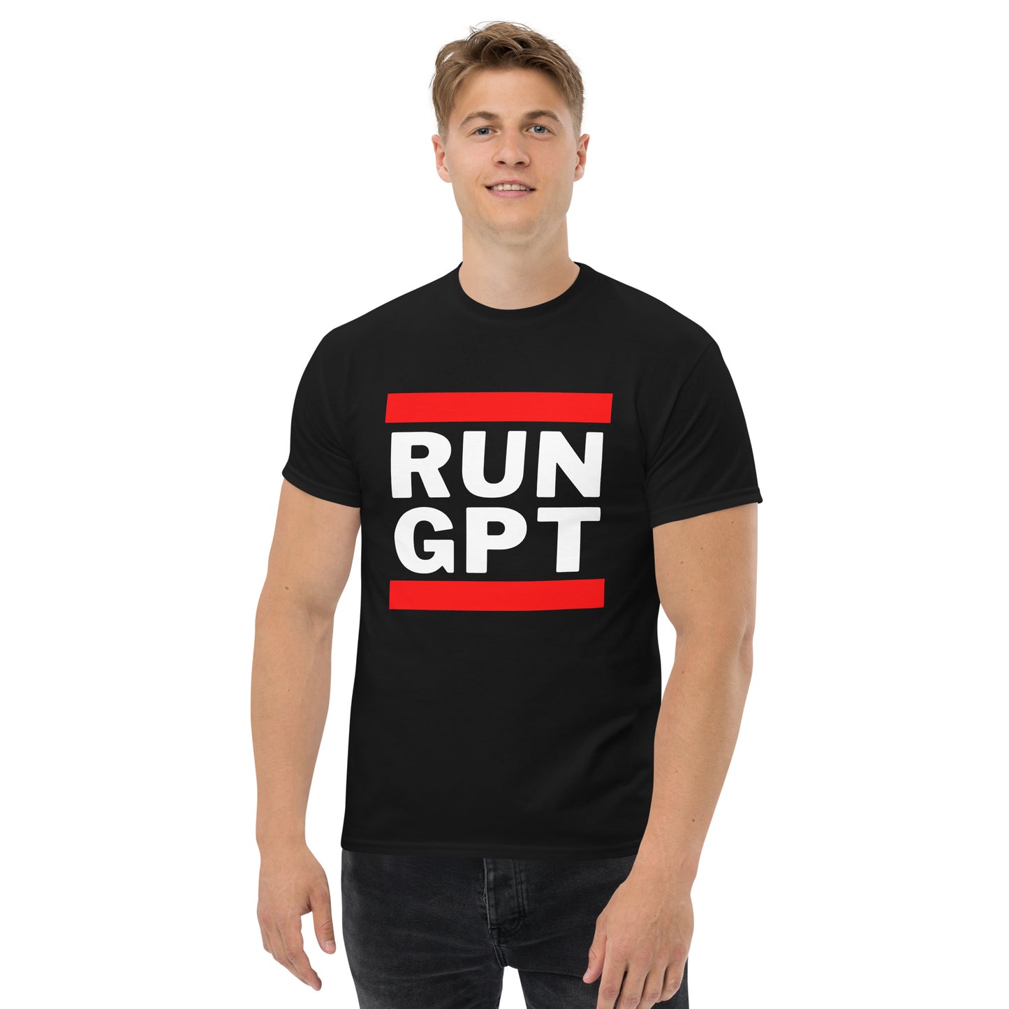 "Run GPT" Chat GPT & Run DMC Combo T-Shirt